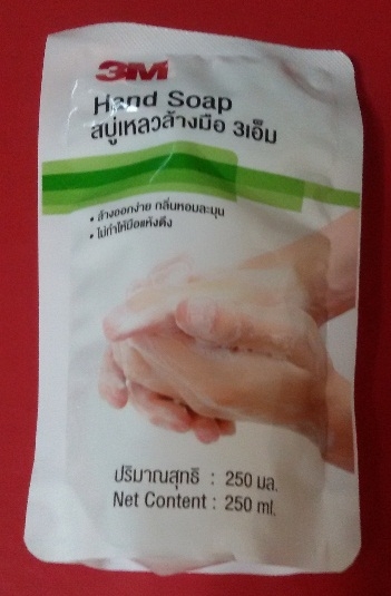 3M Hand Soap 250ml. ผลิตภัณฑ์สบู่เหลวล้างมือ ถุงเติม รีฟิล 3เอ็ม