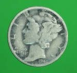 1958 เหรียญ 1 ไดม์ ปี 1954 สหรัฐอเมริกา   16
