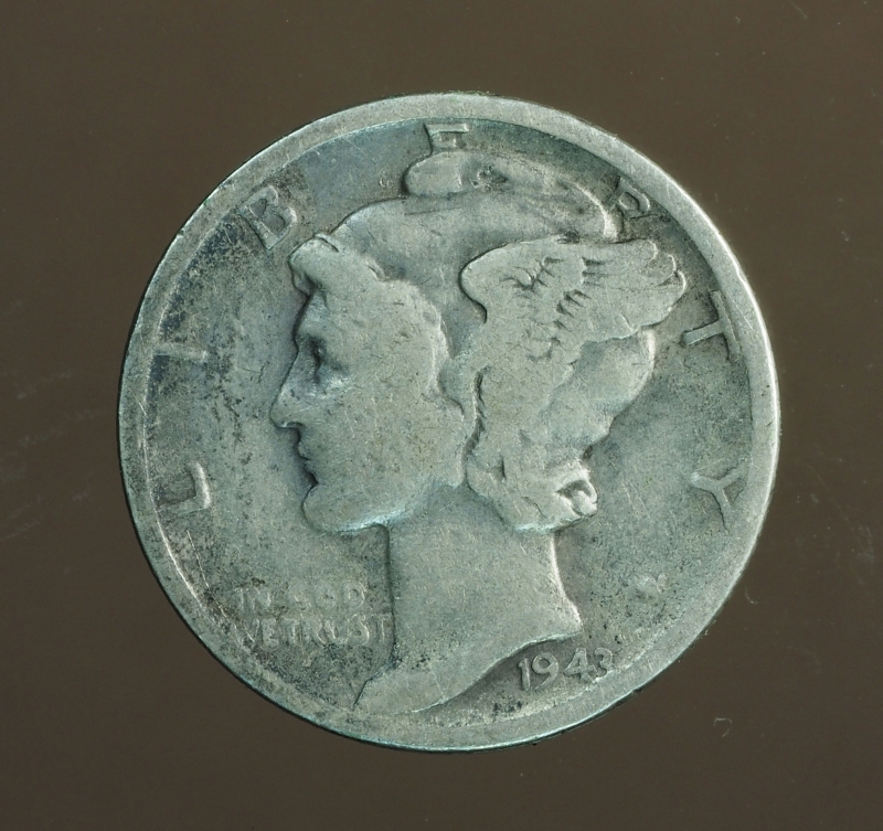 2288 เหรียญ 1 ไดม์ ปี 1943 ประเทศสหรัฐอเมริกา 16