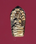 3895 เหรียญปรกใบมะขาม หลวงปู่ม่น วัดเนินตามาก ชลบุรี ปี 2537 เนื้อทองแดง  26