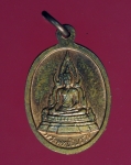 3948 เหรียญพระพุทธชินราช หลังเทพเจ้าจีน ไม่ทราบที่ เนื้อทองแดงผิวไฟ  10