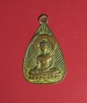 8051 เหรียญหลวงพ่อโต วัดกัลยา กรุงเทพ ปี 2495 เนื้อทองแดงกระหลั่ยทอง 18