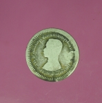 10535 กระดุมเหรียญกษาปณ์ ในหลวงรัชกาลที่ 5 ราคาหน้าเหรียญเฟื้องหนึ่ง มี ร.ศ. 121