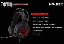 HEADSET (หูฟัง) SIGNO HP-820 (BLACK)