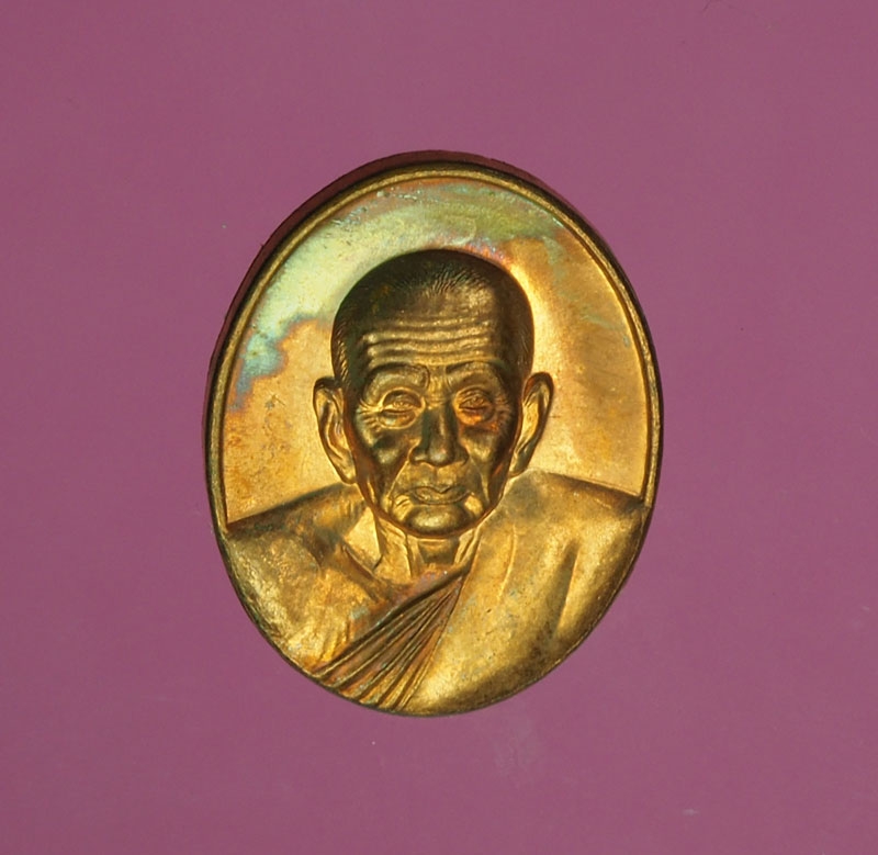11698 เหรียญหลวงปู่่ทวด วัดช้างไห้ อาจารย์นอง วัดทรายขาว ปี 2542 เนื้อทองแดง 11
