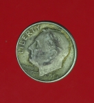 12102 เหรียญกษาปณ์ 1 ไดน์ ประเทศสหรัฐอเมริกา ปี 1964 เนื้อเงิน 17