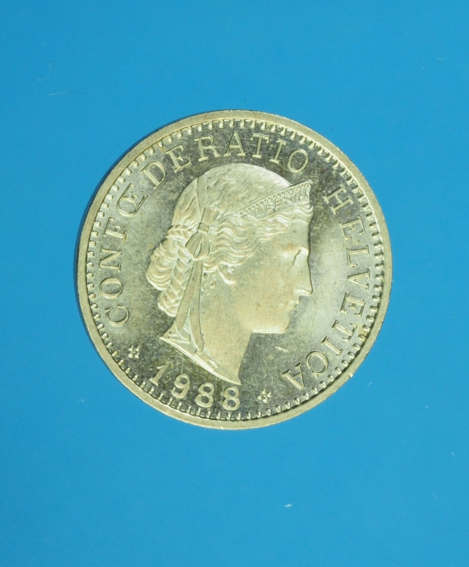 12487 เหรียญกษาปณ์ต่าประเทศ   ปี ค.ศ. 1988 ราคาหน้าเหรียญ 20 เซนต์ 17