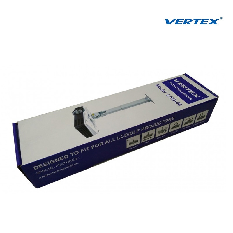 Vertex Projector Hanger ขาแขวนโปรเจคเตอร์ รุ่น LHG-06 (ปรับก้ม เงย เอียงซ้าย/ขวา)