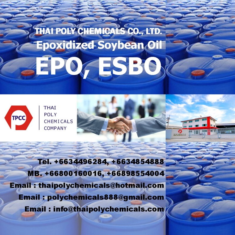 อีพีโอ, น้ำมันอีพีโอ, อีพอกซิไดซ์ซอยบีนออยล์, Epoxidized Soybean Oil, EPO, EPO SAJO