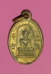 14281 เหรียญพระพุทธข้างหนังสือจีน วัดอนงค์ กรุงเทพ เนื้อทองแดงกระหลั่ยทอง 10.4