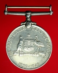14780 เหรียญเครื่องราชประเทศออสเตรเลีย ค.ศ. 1939-1945 ไม่มีแพรแถบ เนื้ออัลปาก้า 16
