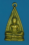 15692 เหรียญพระพุทธโสธร วัดโรงช้าง สุพรรณบุรี ปี 2499 เนื้อฝาบาตร 84