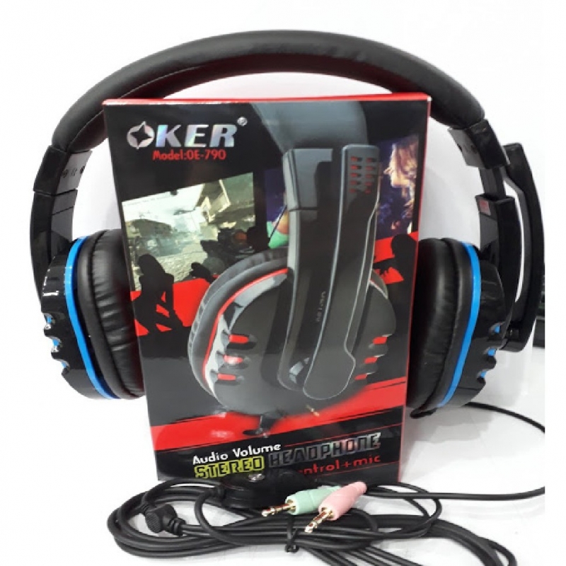 หูฟัง Oker OE-790 Audio Volume Stereo Headphone Control+Mic