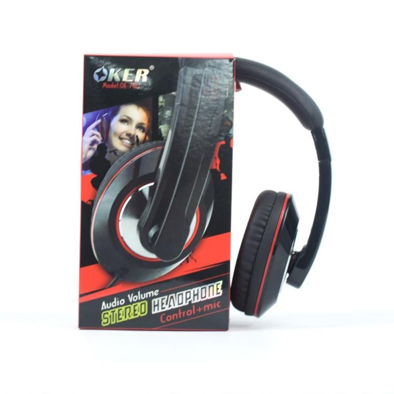 หูฟังแบบครอบหู OKER รุ่น OE-780 Stereo Headphone Control+Mic
