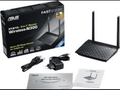 ASUS RT-N12+ Wireless -N300 3-IN-1 WiFi Router เร้าเตอร์ขยายสัญญาณ