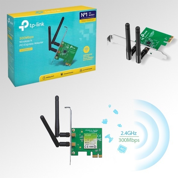 การ์ด Wireless TP-Link TL-WN881ND 300Mbps Wireless N PCI Express