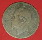17537 เหรียญกษาปณ์ต่างประเทศ ปี ค.ส. 1867 เนื้อทองแดง 16