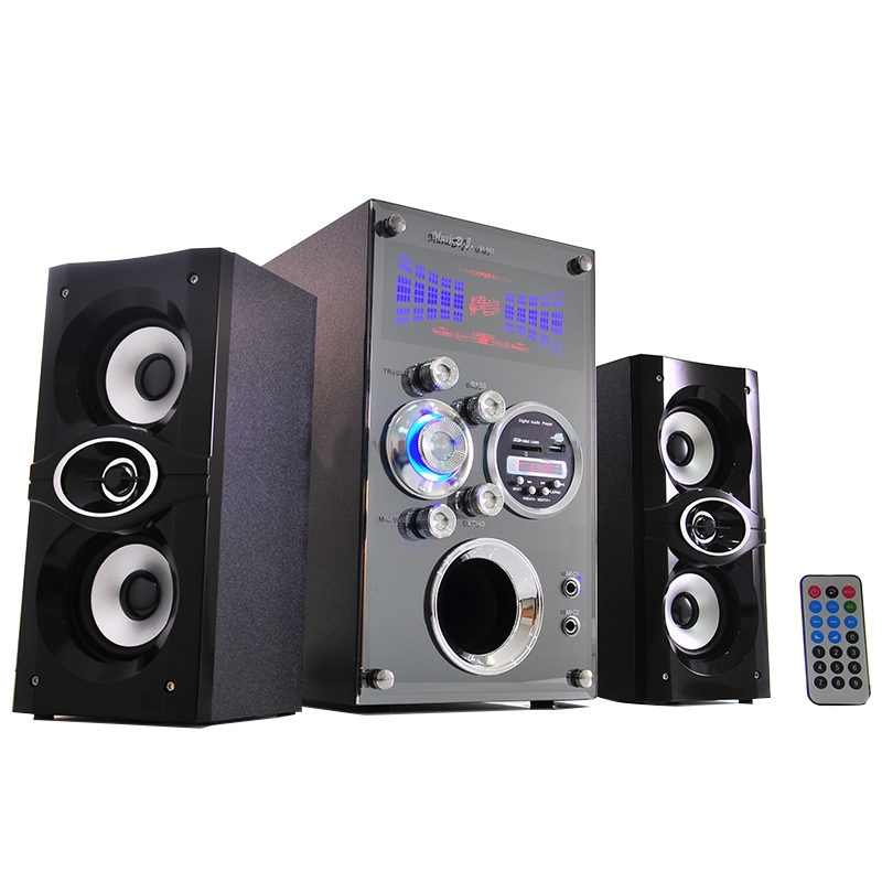 MUSIC D.J. ลำโพง บลูทูธ รุ่น M-M3 2.1 CH EXTRA Bass Multimedia Speaker เชื่อมต่อได้ USB, SD CARD หรือจะเล่น FM