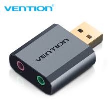 External Sound Card Vention USB Grey Metal Type 2.1/7.1 (VAB-S18-H)