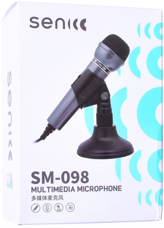 Microphone Senic รุ่น SM-098 ไมค์คอมพิวเตอร์ ไมค์โน๊ตบุ๊ค ไมค์ตั้งโต๊ะ
