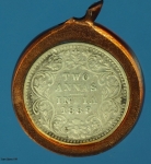 22719 เหรียญอาณานิคม สหราชอาณาจักร ปี ค.ศ. 1889 เนื้อเงิน 5.1