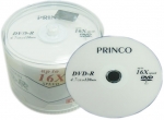 DVD-R PRINCO 4.7GB sp 120 min up to 16X speed มี 50 แผ่น ยี่ห้อ Princo ของแท้