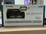 D-link DKVM-4U 4-Port USB KVM Switch (USB Keyboard, SVGA Video, USB Mouse) LEDs 