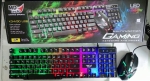 MD tech K3+M30 USB Keyboard+Mouse Combo Set คีย์บอร์ด+เมาส์มีไฟ Rainbow 7 Color 