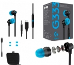 Logitech G333 Gaming Earphone HEADSET (IN-EAR) LOGITECH G333 GAMING พร้อมอะแดปเต