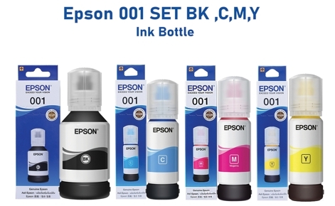 EPSON หมึก 001 แท้ 100% รุ่น For Epson L1450/L4150/L416/L6160/L6170/L6190/L6260/L6270/L6290 หมึกเติมอิงค์เจ็ท