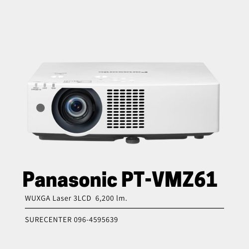 Panasonic PT-VMZ61 WUXGA 3LCD Laser Projector (6,200 lumens)