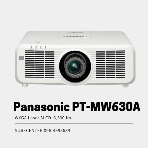 PANASONIC PT-MW630A (LCD Laser / 6,500 lm / WXGA)
