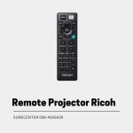 Remote Projector Ricoh PJS2440 PJX2440 PJWX2440