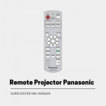 Remote Projector Panasonic